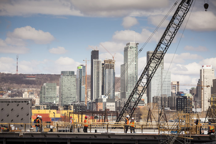 Pomerleau construction project in progress