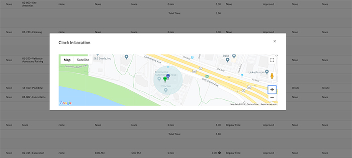 GPS tagging for accurate location-based time tracking