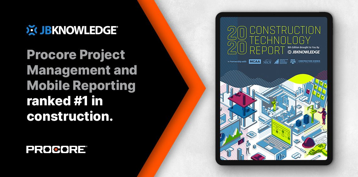 Procore Project Management And Mobile Reporting Ranked #1 In Construction